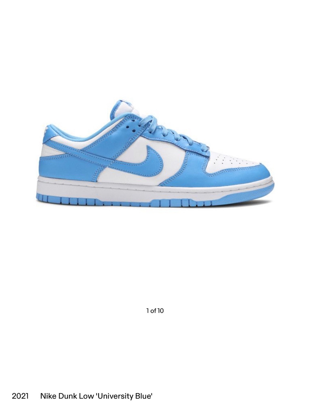 Nike Men Dunk Low “ University Blue “